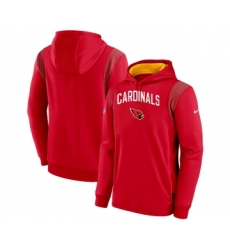 Men's Arizona Cardinals Red On The Ball Pullover Hoodie