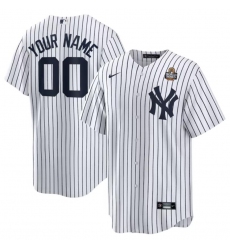 Men's New York Yankees Active Player Custom White 2024 World Series Cool Base Stitched Baseball Jersey