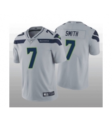 Men's Seattle Seahawks #7 Geno Smith Grey Vapor Untouchable Limited Stitched Jersey