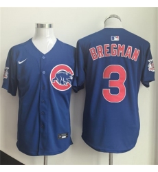 Men's Chicago Cubs #3 Alex Bregman Royal 2026 Limited Stitched Baseball Jersey