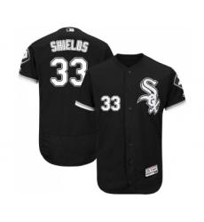 Men's Majestic Chicago White Sox #33 James Shields Black Alternate Flex Base Authentic Collection MLB Jerseys
