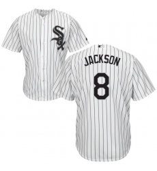 Youth Majestic Chicago White Sox #8 Bo Jackson Authentic White Home Cool Base MLB Jersey