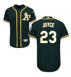 Men's Majestic Oakland Athletics #23 Matt Joyce Green Flexbase Authentic Collection MLB Jersey