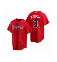 Youth Atlanta Braves #3 Dale Murphy Nike Red 2020 Replica Alternate Jersey