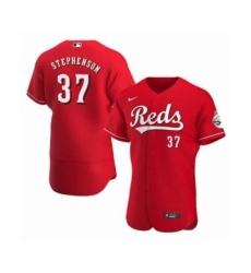 Men's Cincinnati Reds #37 Tyler Stephenson Red Stitched MLB Flex Base Nike Jersey