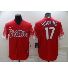 Men's Philadelphia Phillies #19 Greg Luzinski Red Gradient Sleeves Stitched Baseball Jersey
