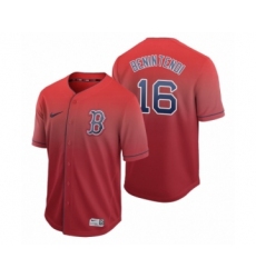 Youth Boston Red Sox #16 Andrew Benintendi Red Fade Nike Jersey