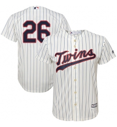 Youth Majestic Minnesota Twins #26 Max Kepler Replica Cream Alternate Cool Base MLB Jersey