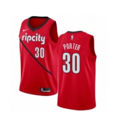 Women's Nike Portland Trail Blazers #30 Terry Porter Red Swingman Jersey - Earned Edition