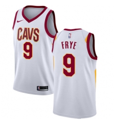 Women's Nike Cleveland Cavaliers #9 Channing Frye Swingman White NBA Jersey - Association Edition