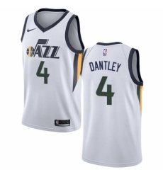Women's Nike Utah Jazz #4 Adrian Dantley Authentic NBA Jersey - Association Edition