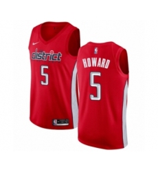 Men's Nike Washington Wizards #5 Juwan Howard Red Swingman Jersey - Earned Edition