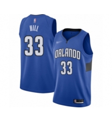 Youth Orlando Magic #33 Grant Hill Swingman Blue Finished Basketball Jersey - Statement Edition