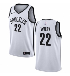 Youth Nike Brooklyn Nets #22 Caris LeVert Authentic White NBA Jersey - Association Edition