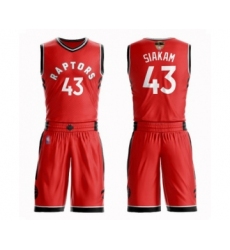 Youth Toronto Raptors #43 Pascal Siakam Swingman Red 2019 Basketball Finals Bound Suit Jersey - Icon Edition