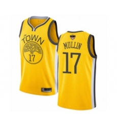 Women's Golden State Warriors #17 Chris Mullin Yellow Swingman 2019 Basketball Finals Bound Jersey - Earned Edition