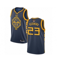 Women's Golden State Warriors #23 Mitch Richmond Swingman Navy Blue Basketball 2019 Basketball Finals Bound Jersey - City Edition