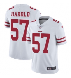 Youth Nike San Francisco 49ers #57 Eli Harold Elite White NFL Jersey