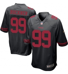 Men's Nike San Francisco 49ers #99 DeForest Buckner Game Black Alternate NFL Jersey