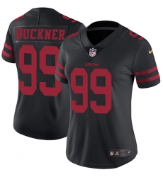 Women's Nike San Francisco 49ers #99 DeForest Buckner Elite Black Alternate NFL Jersey