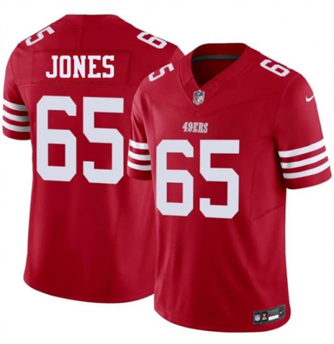 Men's San Francisco 49ers #74 Brett Toth Red 2026 F.U.S.E. Vapor Untouchable Limited Football Stitched Jersey