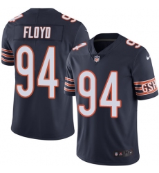 Men's Nike Chicago Bears #94 Leonard Floyd Navy Blue Team Color Vapor Untouchable Limited Player NFL Jersey