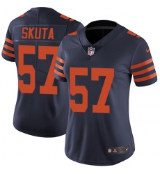 Women's Nike Chicago Bears #57 Dan Skuta Elite Navy Blue Alternate NFL Jersey