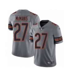 Women's Chicago Bears #27 Sherrick McManis Limited Silver Inverted Legend Football Jersey