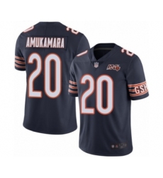 Men's Chicago Bears #20 Prince Amukamara Navy Blue Team Color 100th Season Limited Football Jersey