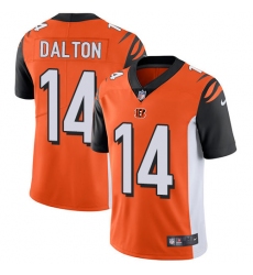 Youth Nike Cincinnati Bengals #14 Andy Dalton Elite Orange Alternate NFL Jersey