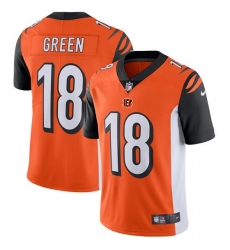 Youth Nike Cincinnati Bengals #18 A.J. Green Elite Orange Alternate NFL Jersey