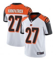 Youth Nike Cincinnati Bengals #27 Dre Kirkpatrick Vapor Untouchable Limited White NFL Jersey
