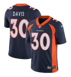 Youth Nike Denver Broncos #30 Terrell Davis Elite Navy Blue Alternate NFL Jersey