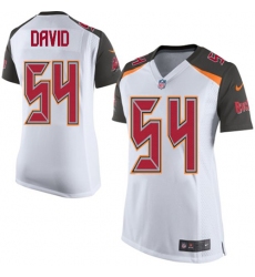 Women's Nike Tampa Bay Buccaneers #54 Lavonte David Game White NFL Jersey