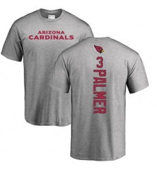 NFL Nike Arizona Cardinals #3 Carson Palmer Ash Backer T-Shirt