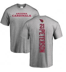 NFL Nike Arizona Cardinals #21 Patrick Peterson Ash Backer T-Shirt