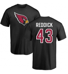 NFL Nike Arizona Cardinals #43 Haason Reddick Black Name & Number Logo T-Shirt
