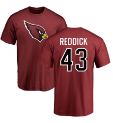 NFL Nike Arizona Cardinals #43 Haason Reddick Maroon Name & Number Logo Personalized T-Shirt