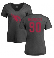 NFL Women's Nike Arizona Cardinals #90 Robert Nkemdiche Ash One Color T-Shirt