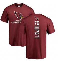 NFL Nike Arizona Cardinals #76 Mike Iupati Maroon Backer T-Shirt