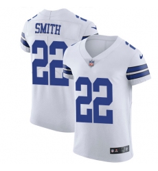Men's Nike Dallas Cowboys #22 Emmitt Smith Elite White NFL Jersey