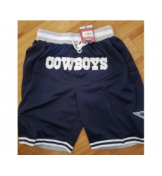 Men's Dallas Cowboys Navy Blue Just Don Shorts