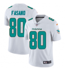 Youth Nike Miami Dolphins #80 Anthony Fasano Elite White NFL Jersey