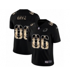 Men's Philadelphia Eagles #86 Zach Ertz Limited Black Statue of Liberty Football Jersey