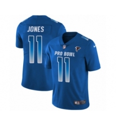 Youth Nike Atlanta Falcons #11 Julio Jones Limited Royal Blue NFC 2019 Pro Bowl NFL Jersey
