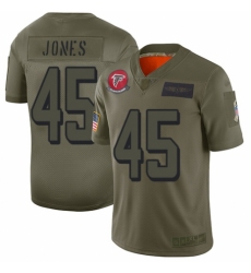 Youth Atlanta Falcons #45 Deion Jones Limited Camo 2019 Salute to Service Football Jersey