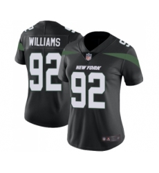 Women's New York Jets #92 Leonard Williams Black Alternate Vapor Untouchable Limited Player Football Jersey