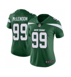 Women's New York Jets #99 Steve McLendon Green Team Color Vapor Untouchable Limited Player Football Jersey