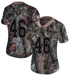 Women's Nike Baltimore Ravens #46 Morgan Cox Limited Camo Salute to Service NFL Jersey