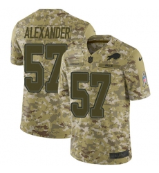 Men's Nike Buffalo Bills #57 Lorenzo Alexander Limited Camo 2018 Salute to Service NFL Jersey